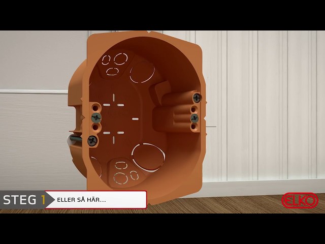 elko Multidosa infälld för 1x1½