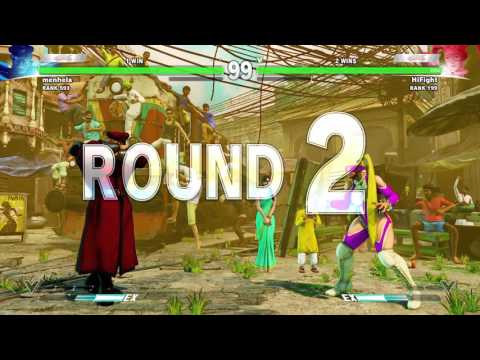 SFV Beta - HiFightTH (Dhalsim) vs menhela (M.Bison)