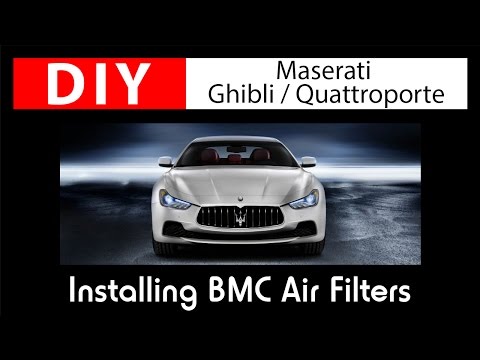 DIY Maserati Ghibli: Installing BMC Air Filters