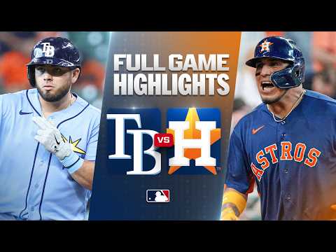 휴스턴 VS 탬파베이 2:0 MLB 하이라이트
