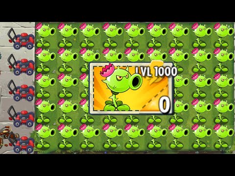 HOMING THISTLE Plant LEVEL 1000 Power-Up! vs All Final Boss in Plants vs Zombies 2 Mod