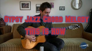 gypsy jazz chord melody lesson - I surrender, dear by Harry Barris