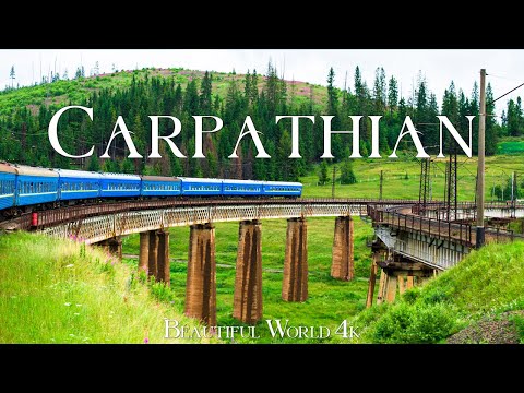 Carpathian 4K – Endless Green Ridges and Misty Valleys of the Wild Mountains – Great Relaxing Music