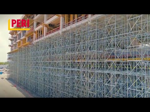 SCAFFOLDING | Jackson Memorial Hospital Miami USA with PERI solutions (EN)