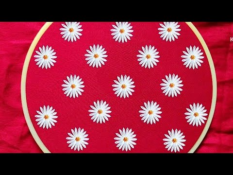 Easy and beautiful needle work for beginners / hand embroidery / embroidery designs / needle work
