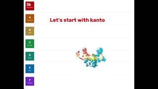 Ranking Every starter Trio ( part 1 )