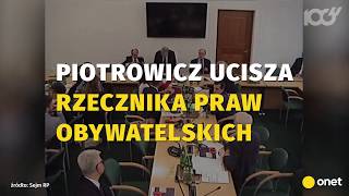 Stanisław Piotrowicz ucisza Rzecznika Praw Obywatelskich | Onet100