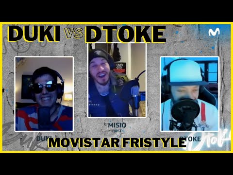 🔴DUKI VS DTOKE MOVISTAR FRISTYLE BATALLA ONLINE
