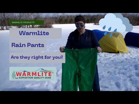 Rain Pants | Warmlite | About