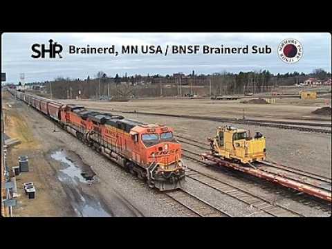 Live webcam view of Patio ferroviario BNSF de Brainerd