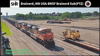 Brainerd, MN, USA | BNSF Brainerd Sub | Train Cam LIVE | MP 118 live webcam