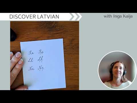 Latvian alphabet: letters and diacritics