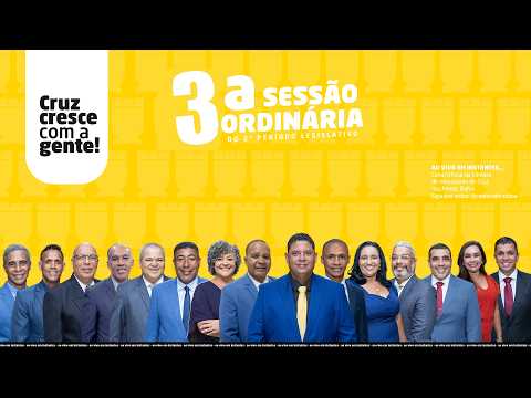 3ª SESSÃO ORDINÁRIA DO SEGUNDO PERÍODO LEGISLATIVO