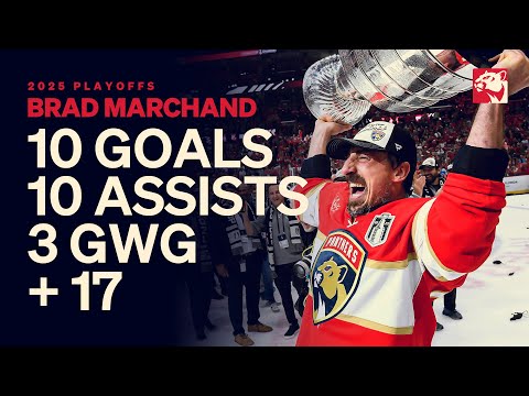 Marchand's ELECTRIC run in the 2025 Stanley Cup Playoffs!