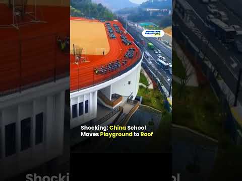 China School Builds Rooftop Playground With 200m Track