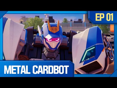 Metal Cardbot | ep.01 | 🤖Mystery of the Police Car Robot!