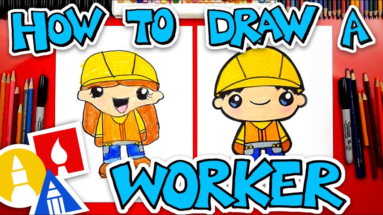 How To Draw A Construction Worker