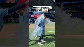 Brandon Valenzuela KNEW Myles Straw and Vladimir Guerrero Jr. were coming ???? #MLB #Toronto #BlueJays