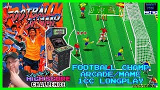 [ARACDE/MAME] Football Champ - Longplay (1cc - 29 Goals Scored) [Tubers High Score Challenge]
