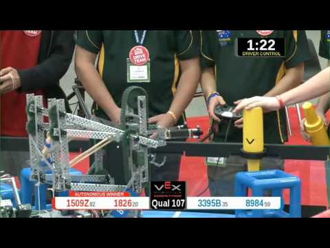 2015 VRC Math Q107 - 1509Z 1826 vs 3395B 8984 - 81 to 32 - VEX Worlds 2015 - Math Division