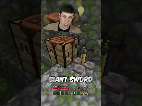 Minecraft, But Tools Are GIANT!