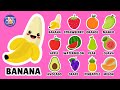 Learning Fruit Names For Toddlers In English First Words For Babies Educational Video For Kids