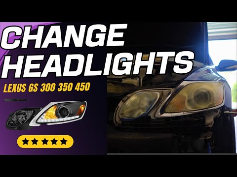 DIY! How to Install Headlights DIY GS300 G350 GS430 GS460 | Shop Quoted Me $1,217...Not Paying