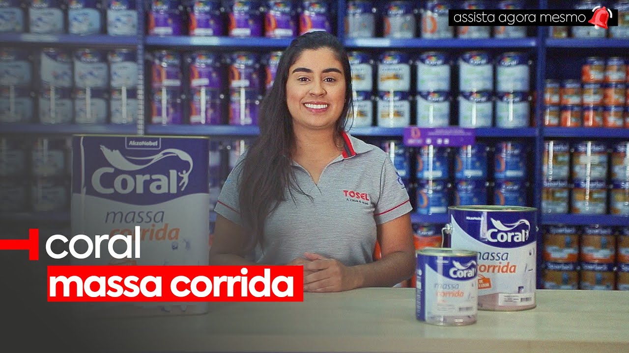Watch Now Massa corrida PVA da Coral Massa corrida PVA da Coral