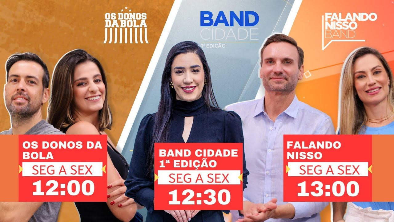 [AO VIVO] - OS DONOS DA BOLA, BAND CIDADE 1ª EDIÇÃO E FALANDO NISSO - 22/11/2024 #aovivo