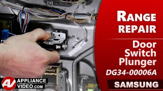 Stove - Divider Not Detected - Door Switch Plunger Repair and Diagnostic
