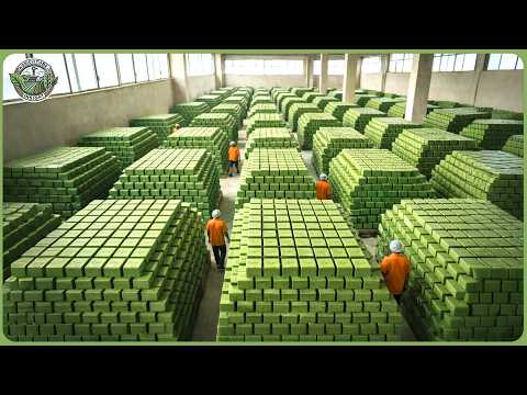 How 90 Billion Soap Bars Are Made from Sunflower Oil – Modern Soap Processing at Massive Scale