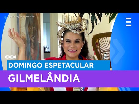Domingo Espetacular shows what singer Gilmelândia is up to.