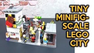 How to Build a LEGO City When You Have NO Space (Minifig-Scale)