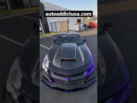 Carbon Fiber Copo Cowl Hood @AutoAddictUSA #autoaddictusa #chevroletcamaro #camaro #camaromods