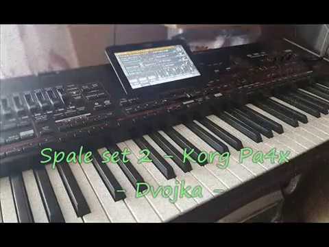 Spale set 2 - Korg Pa4x - Dvojka KG (new set)