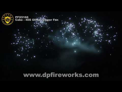 PFX5166 - 40s Glitter Zipper Fan