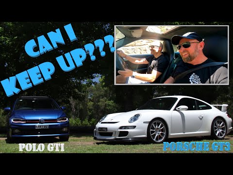 Thumbnail for MY 21 VW Polo GTI vs Porsche GT3 - Pie in the Sky - Old Pac - Wiseman's Ferry by Motorcycle, Porsche, Car, Porsche GT3