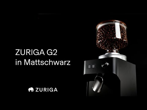 ZURIGA G2: Neu in mattschwarz | ZURIGA Kaffeemühle