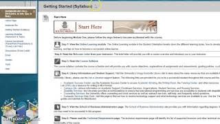 BADM 290 Blackboard Overview