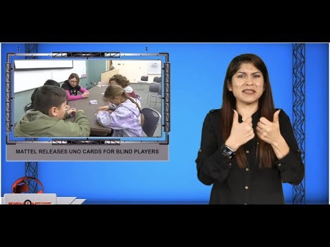 Mattel releases UNO cards for blind players (ASL - 11.7.19)