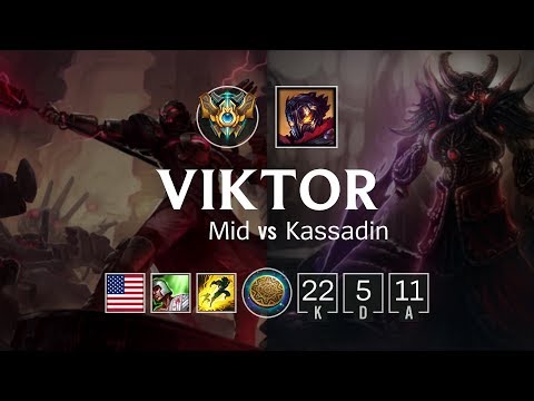 Viktor Mid vs Kassadin - NA Challenger Patch 8.20