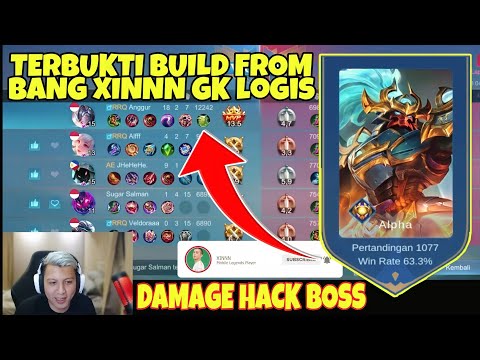 BUILD ALA BANG XINNN DAMAGE GAK NGOTAK BRO - BUILD ALPHA TERSAKIT 2022 - SETTING EMBLEM ALPHA - MLBB