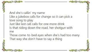 Chris Young - Callin&#39; My Name Lyrics
