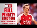 FULL PENALTY SHOOT-OUT: Arsenal v Manchester City | FA Community Shield 2023