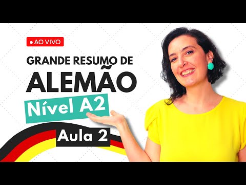 GRANDE RESUMO DE ALEMÃO PARA INICIANTES A2 [com material] - Aula 2