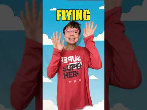 🚶‍♂️ WALK or FLY? Let’s LEARN ENGLISH ACTION WORDS! ✈️🏃 #shorts #kidsvideo