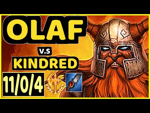 DIAMONDPROX (OLAF) vs KINDRED - 11/0/4 KDA JUNGLE GAMEPLAY - EUW Ranked GRANDMASTER
