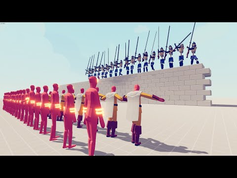 ONE PUNCH MAN & SUPER PEASANT DEFENDS THE BRICK WALL Totally Accurate Battle Simulator TABS