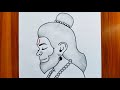 Easy Hanuman Ji Drawing Bajrangbali Drawing Hanuman Drawing Hanuman Chitra Drawing Pictures