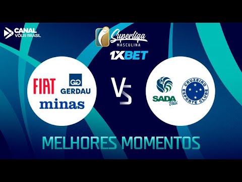 Superliga Masculina: Fiat/Gerdau/Minas x Sada Cruzeiro | Melhores Momentos | Jogo 1 das Finais